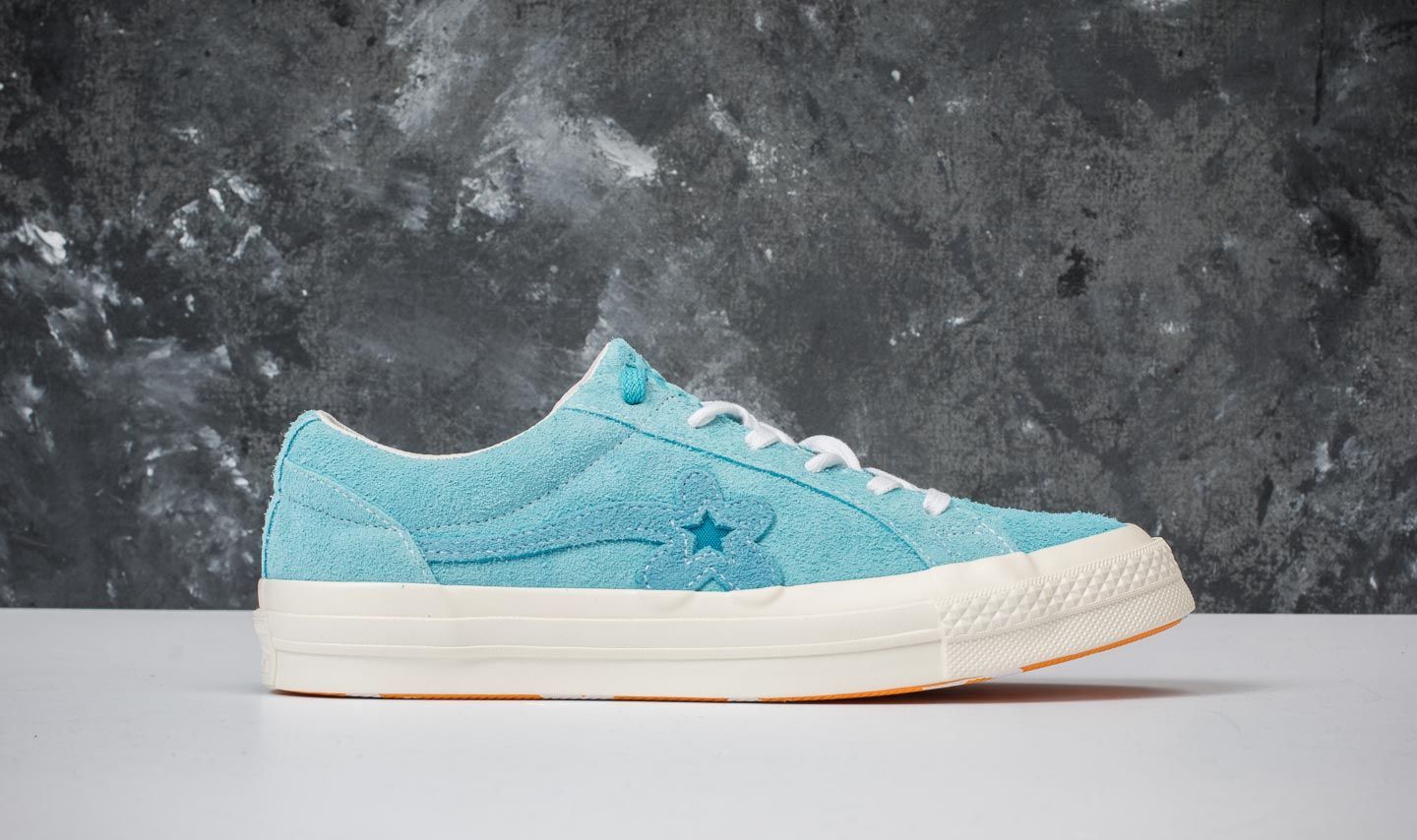 Men s shoes Converse x Golf Le Fleur One Star Ox Bachelor Button Blue Jay Egret Footshop