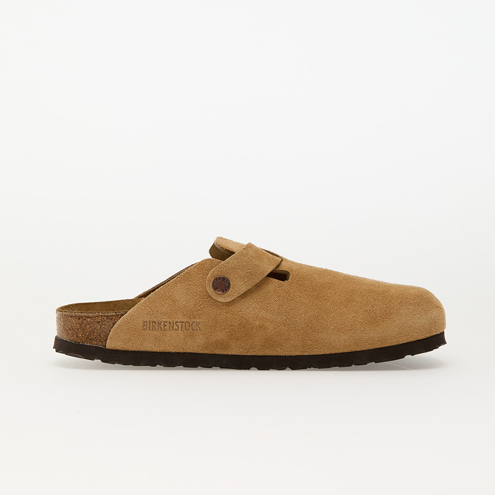 Damesschoenen Birkenstock Boston Suede Leather Latte Cream