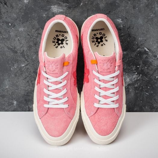 Golf le fleur pink converse top