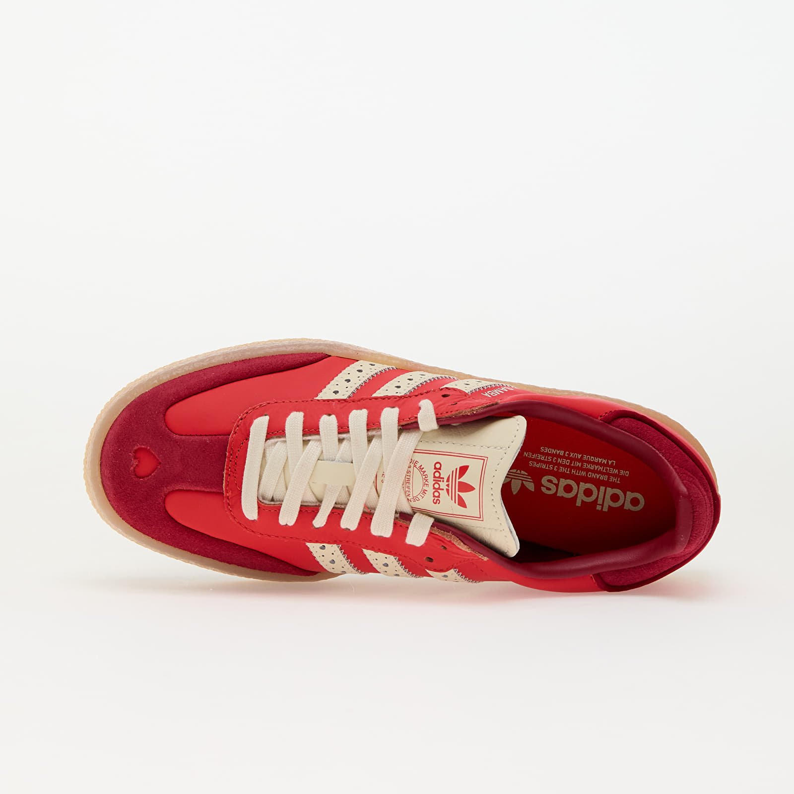 Női cipők adidas Sambae W Bright Red/ Crew White/ Tmvire