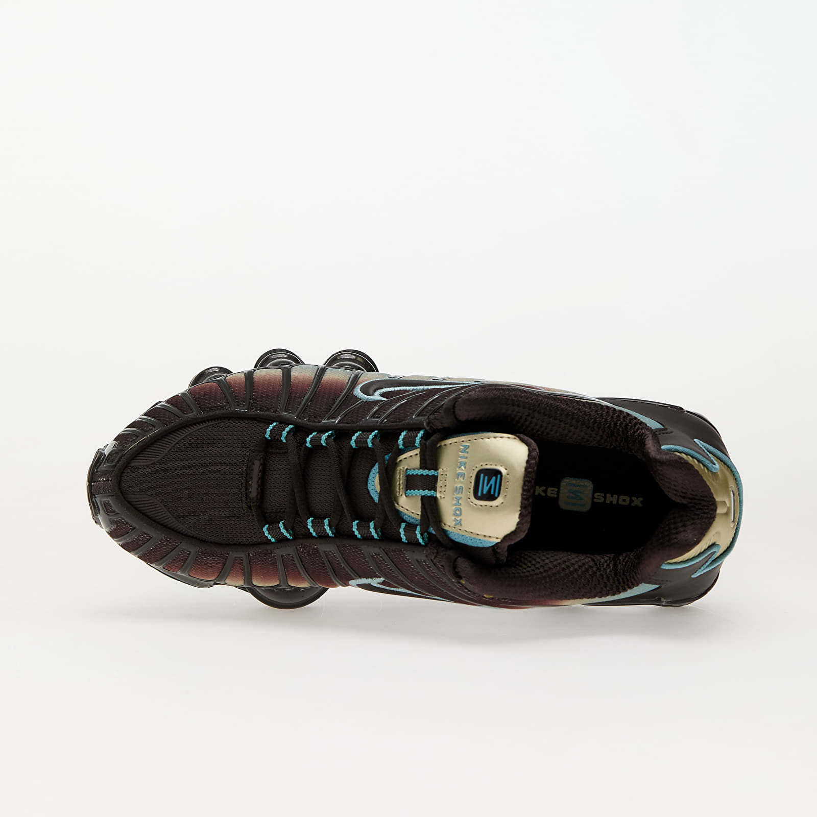 Women's shoes Nike W Shox TL Velvet Brown/ Denim Turq-Desert Khaki