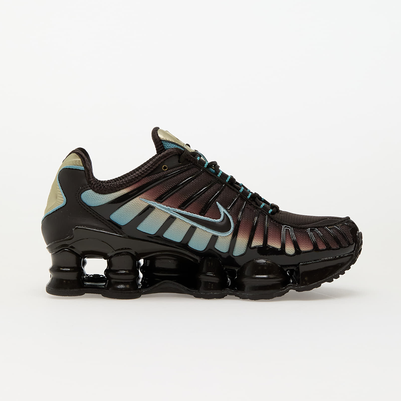 Women's shoes Nike W Shox TL Velvet Brown/ Denim Turq-Desert Khaki
