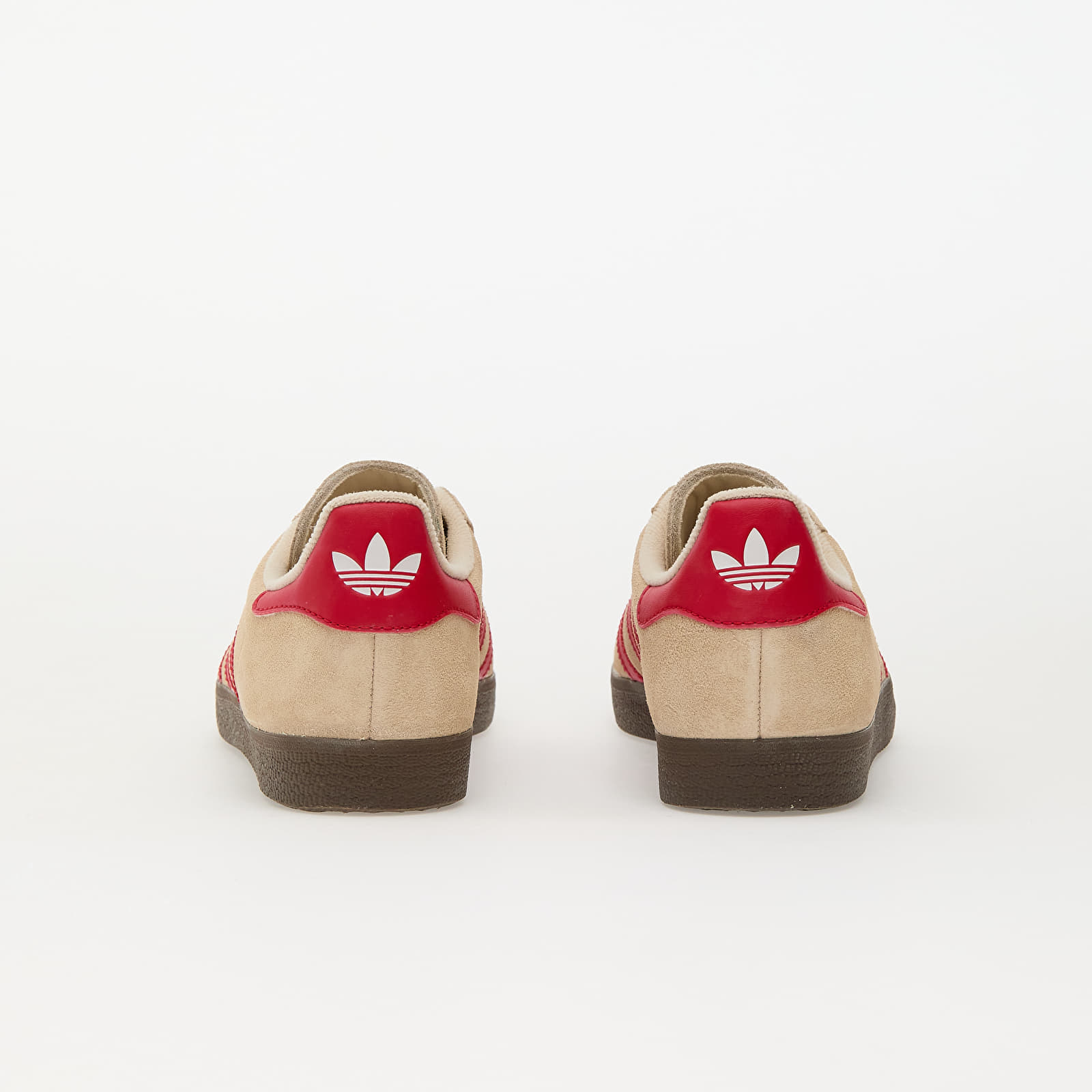 Men's shoes adidas Gazelle Sand Strata/ Better Scarlet/ Ftw White