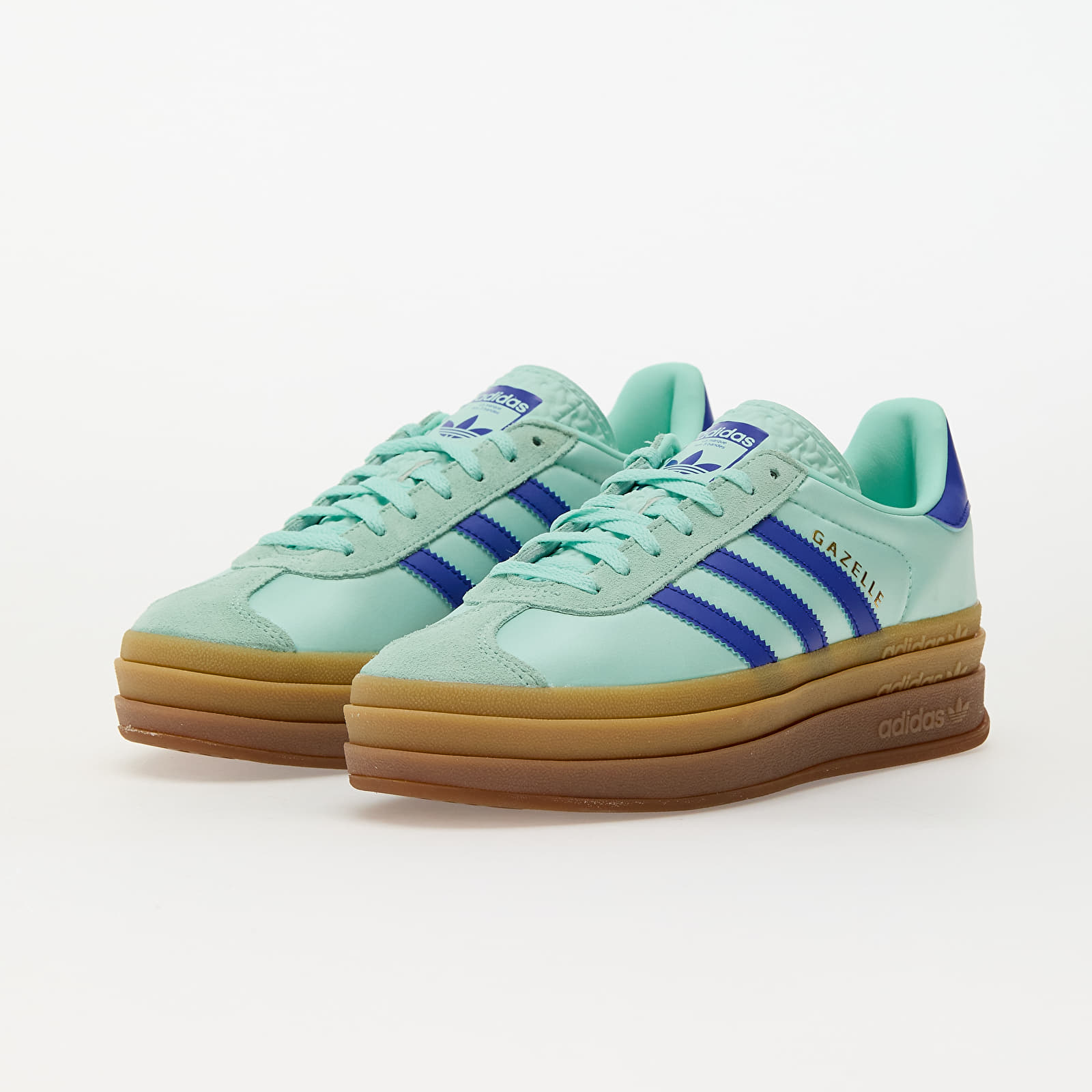 Női cipők adidas Gazelle Bold W Clear Mint/ Lucid Blue/ Gold Metallic