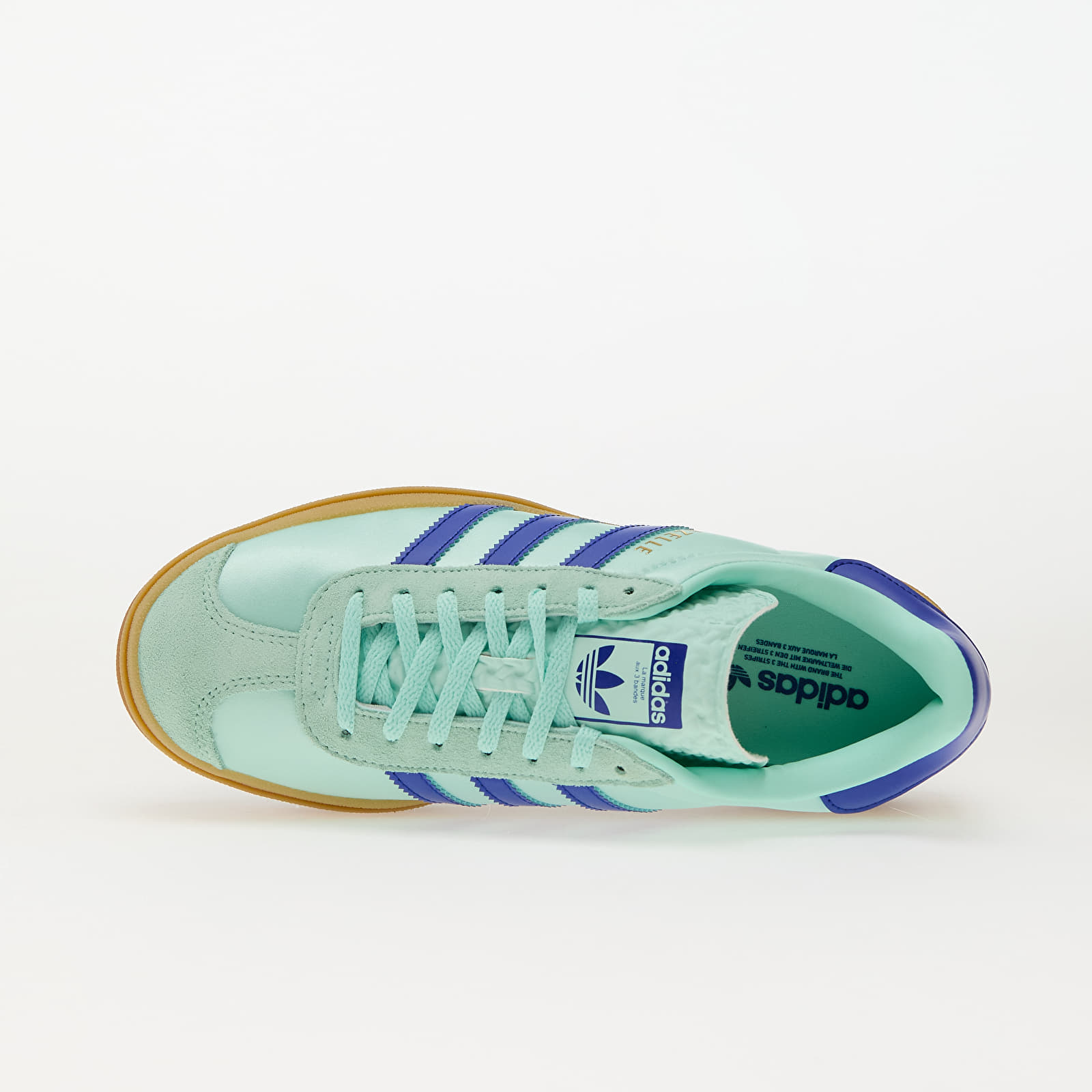 Női cipők adidas Gazelle Bold W Clear Mint/ Lucid Blue/ Gold Metallic