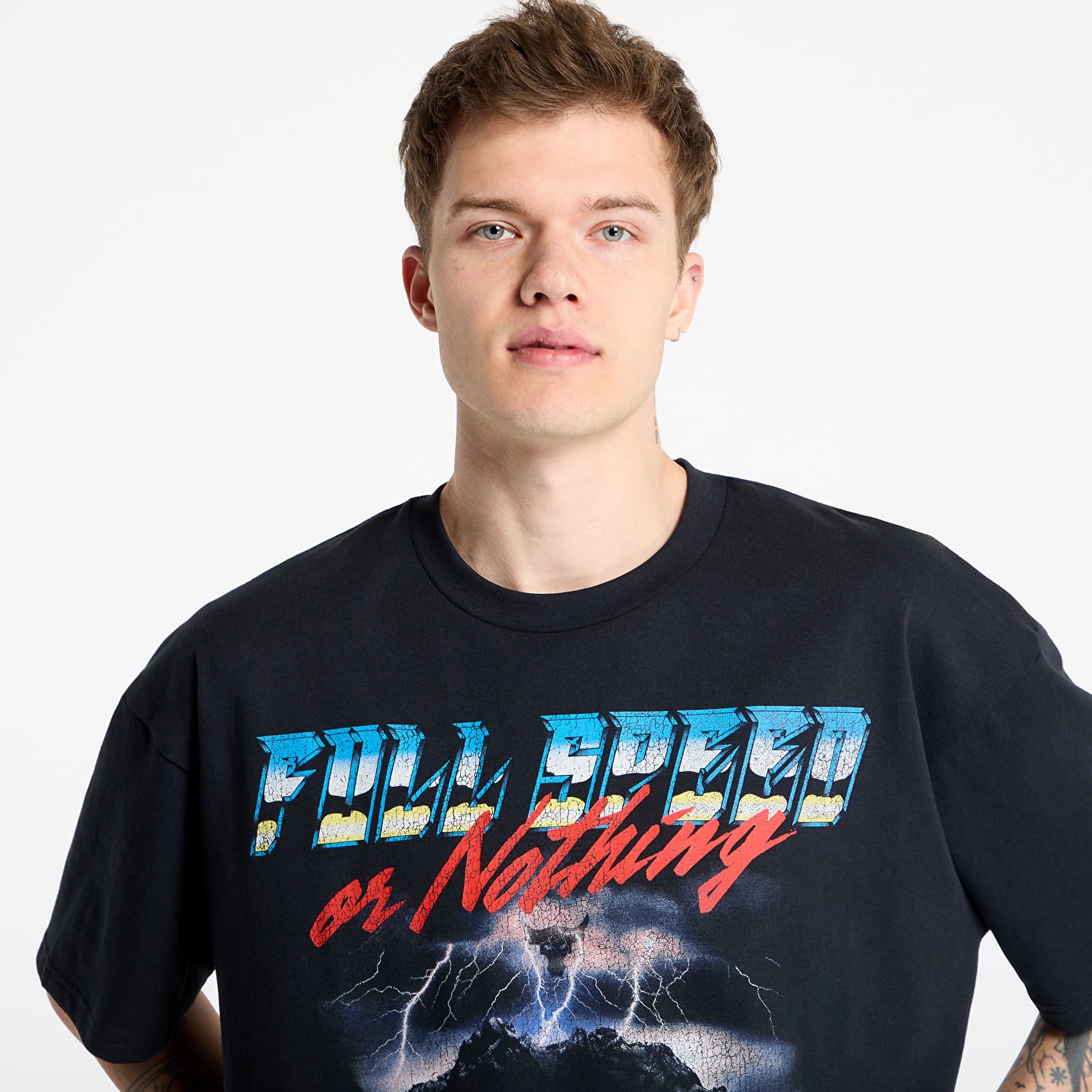 Trička Under Armour Project Rock Heavyweight T-Shirt Black