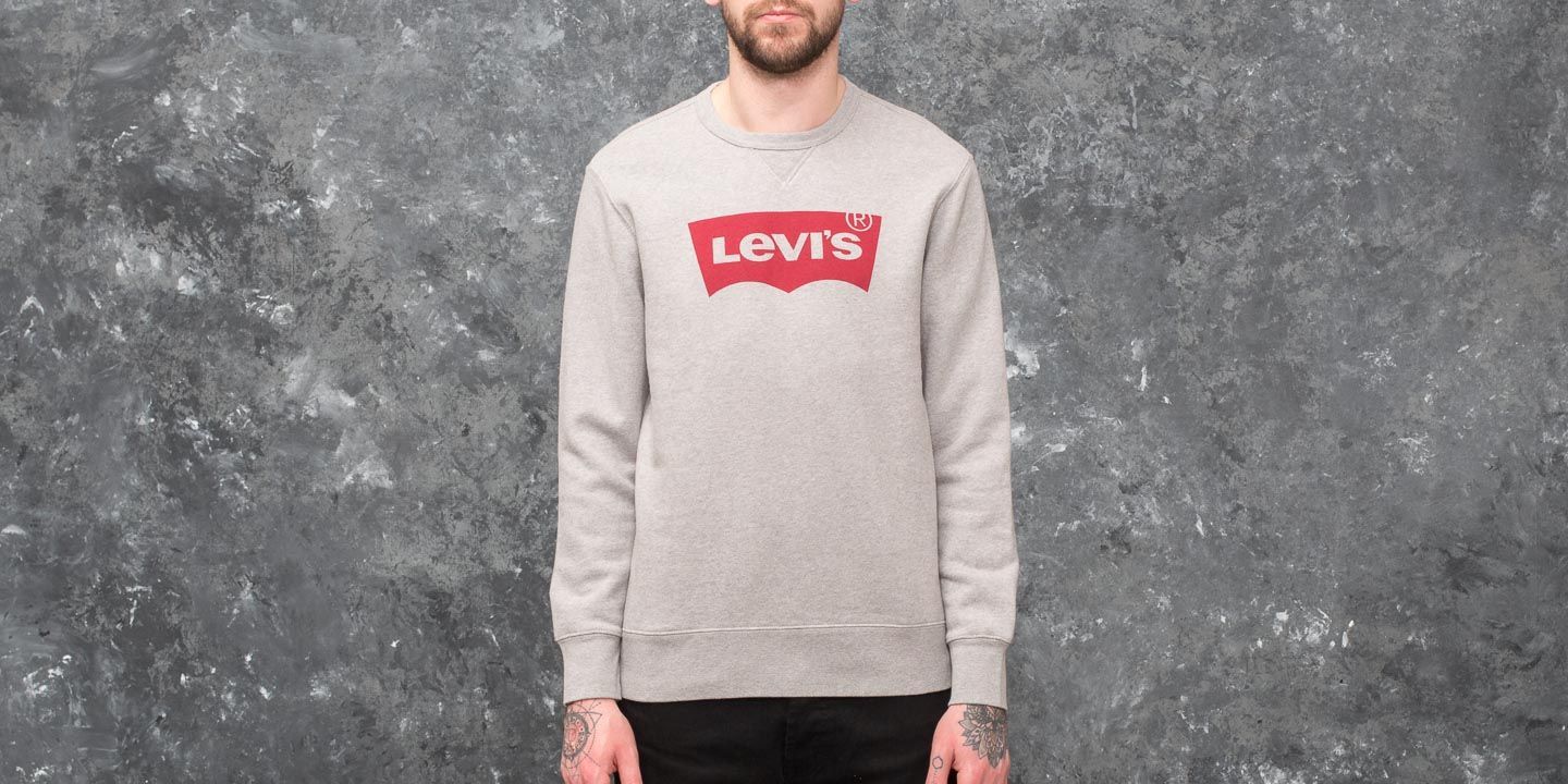 Hoodies and sweatshirts Levi's® Graphic Crew Sweatshirt Fleece Midtone Grey Heather