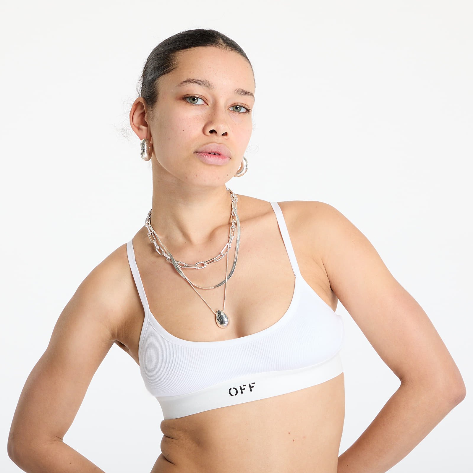 Bras Off-White Off Rib Bralette White/ Black