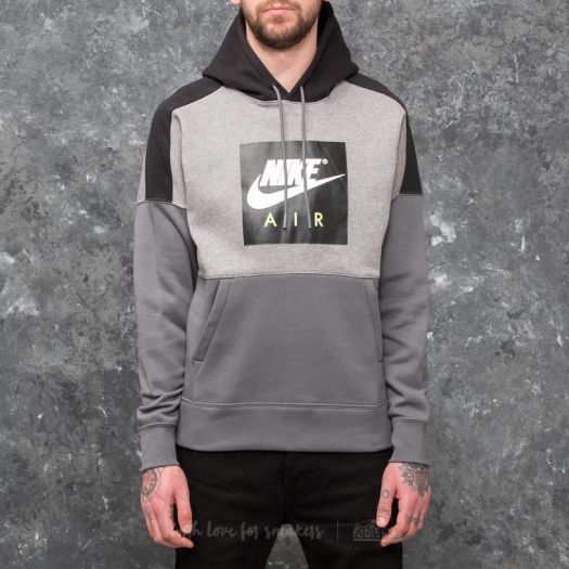Hoodies and sweatshirts Nike Sportswear Fleece Pullover Hoodie Carbon Heather Black Footshop