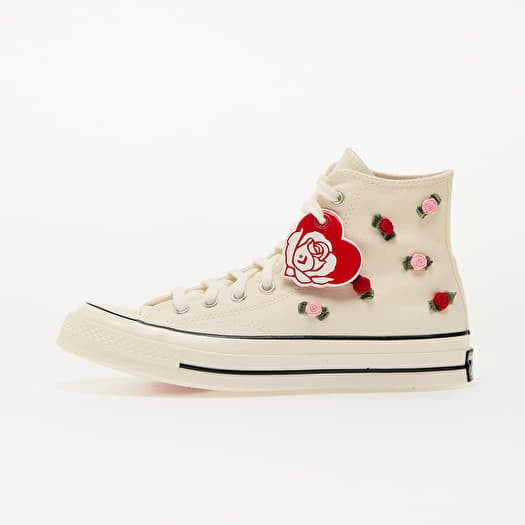 Converse Chuck 70 Valentine's Day Hi Egret/ Red