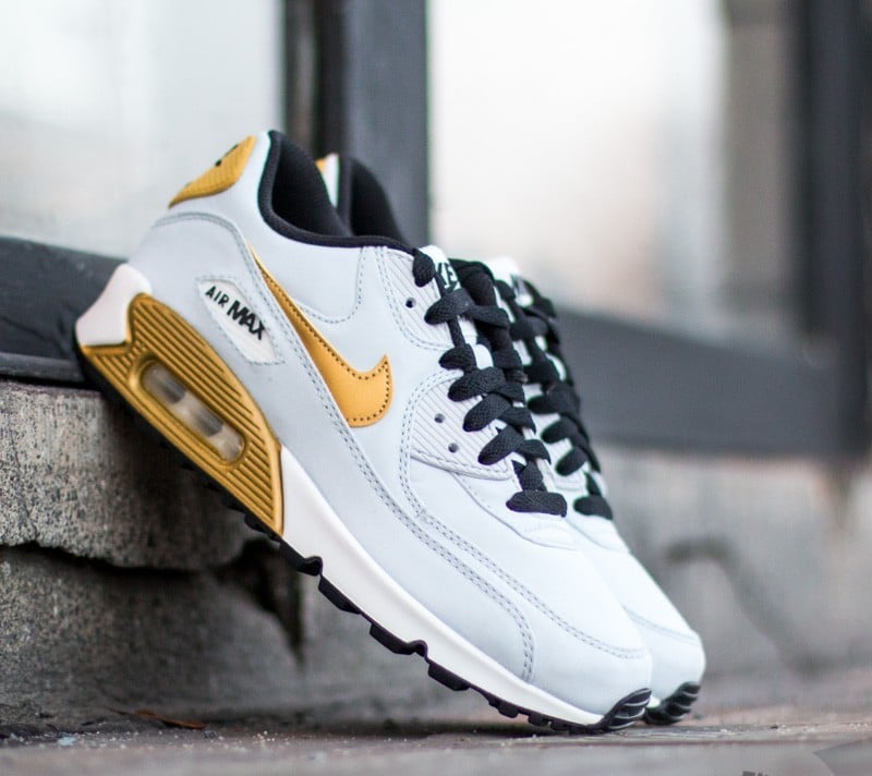 Scarpe donna Nike Air Max 90 Premium QS (GS) Pure Platinum