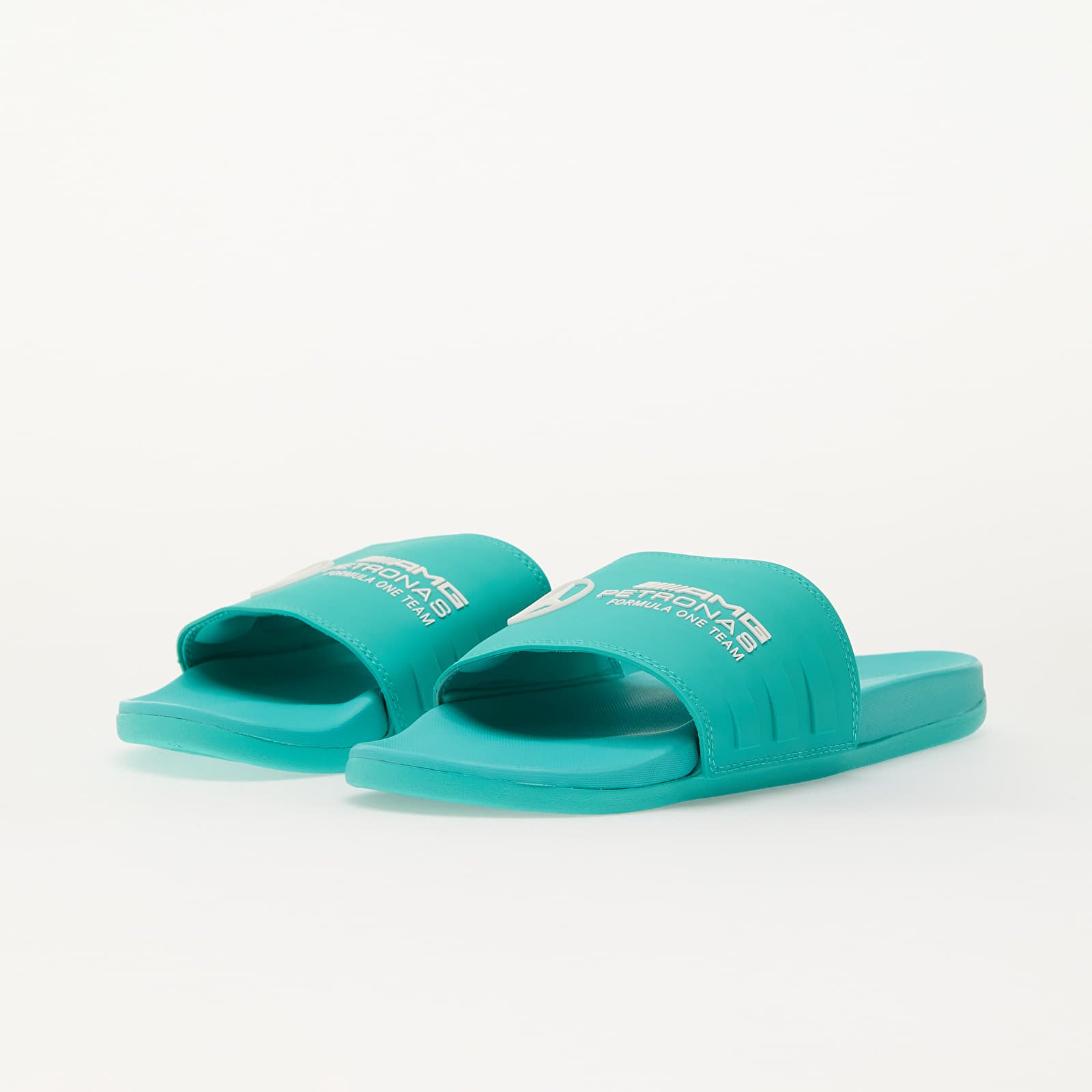 Zapatillas Hombre adidas x Mercedes Amg Petronas Formula One Team Adilette Comfort Semi Mint Rush/ Ftw White/ Semi Mint Rush
