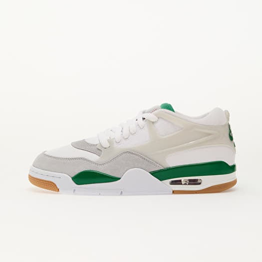 Air Jordan 4 Rm White/ Pine Green-Neutral Grey-Wolf Grey-Varsity Red-Gum Dk Brown
