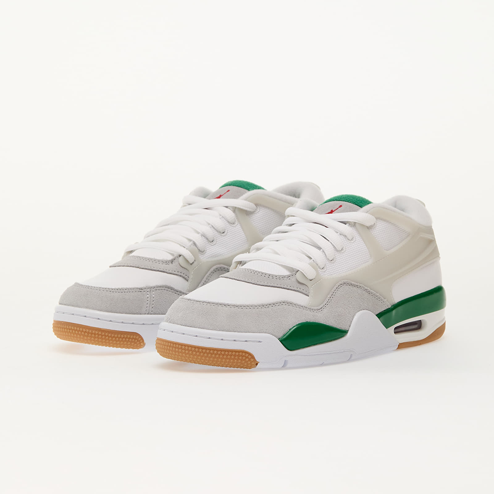 Férfi cipők Air Jordan 4 Rm White/ Pine Green-Neutral Grey-Wolf Grey-Varsity Red-Gum Dk Brown