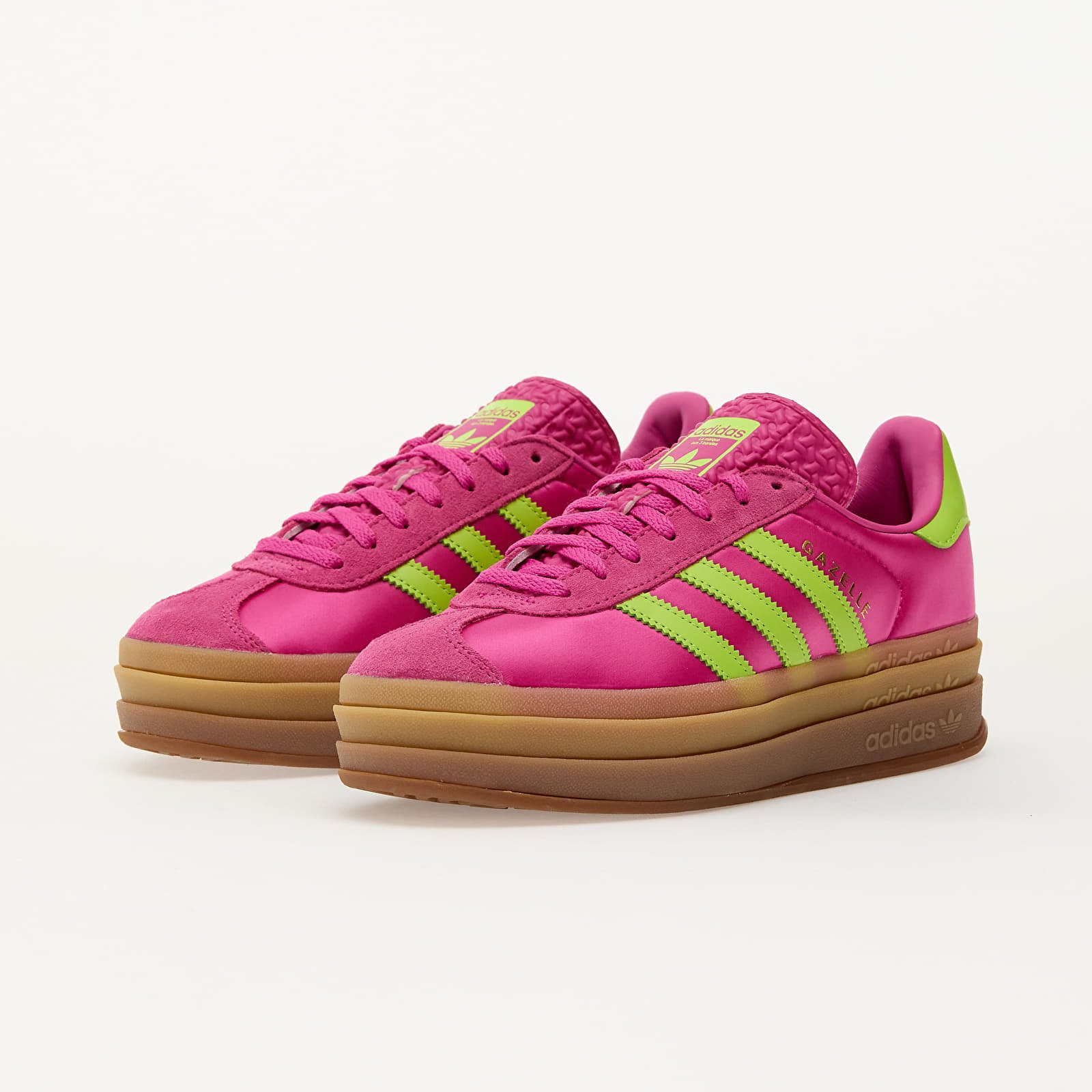 Dámské tenisky a boty adidas Gazelle Bold W Selufu/ Solar Slime/ Gold Metallic
