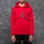 Hoodies and sweatshirts Jordan Air Jumpman Fleece Pullover Hoodie Gym Red Black Footshop