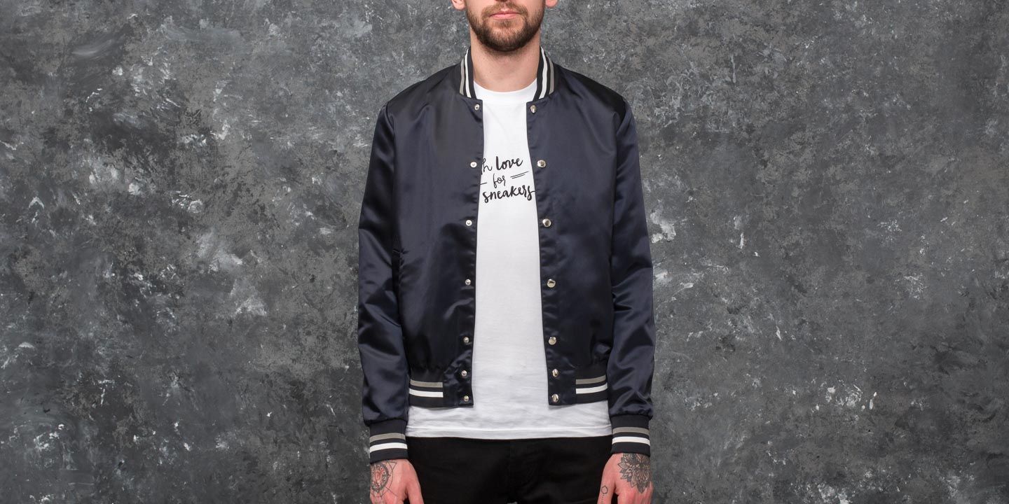 Maison kitsune top satin teddy jacket