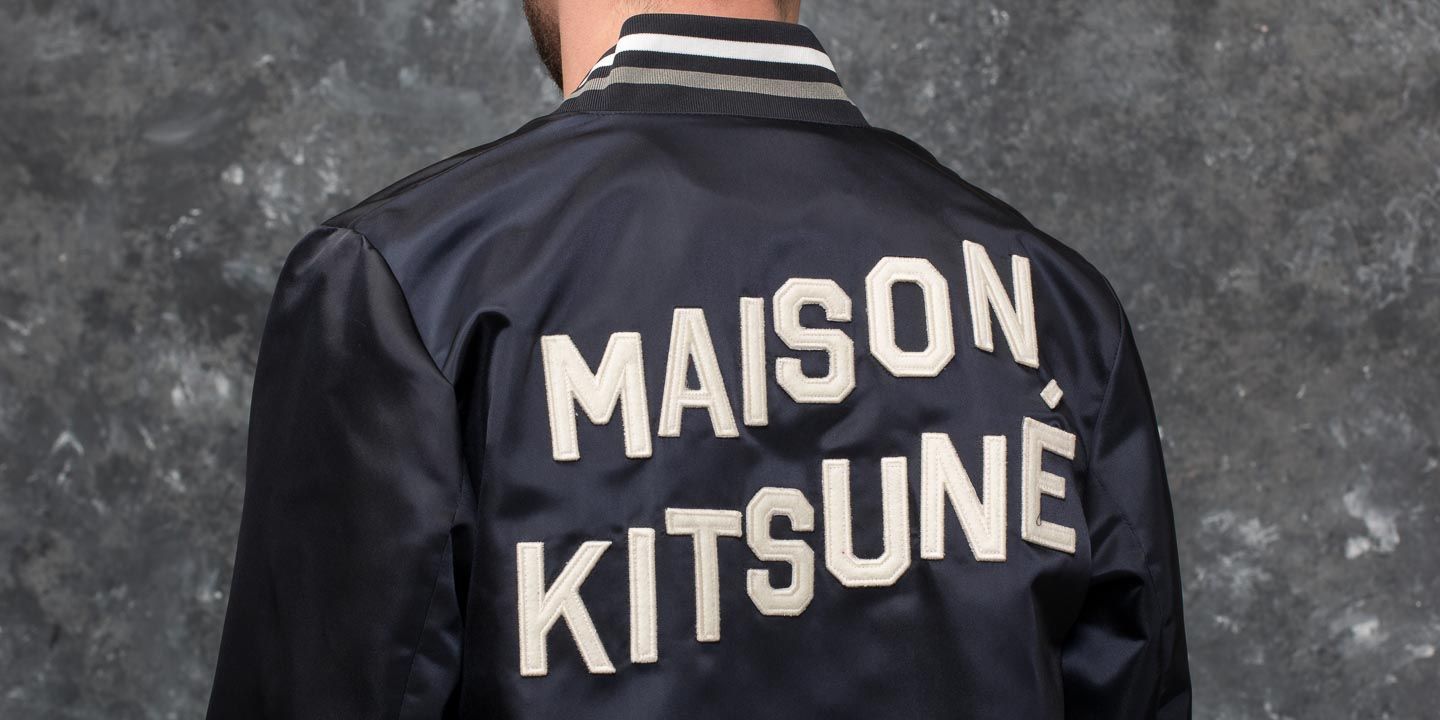 美品 希少 MAISON KITSUNE TEDDY JACKET ネイビー｜ジャケット・アウター