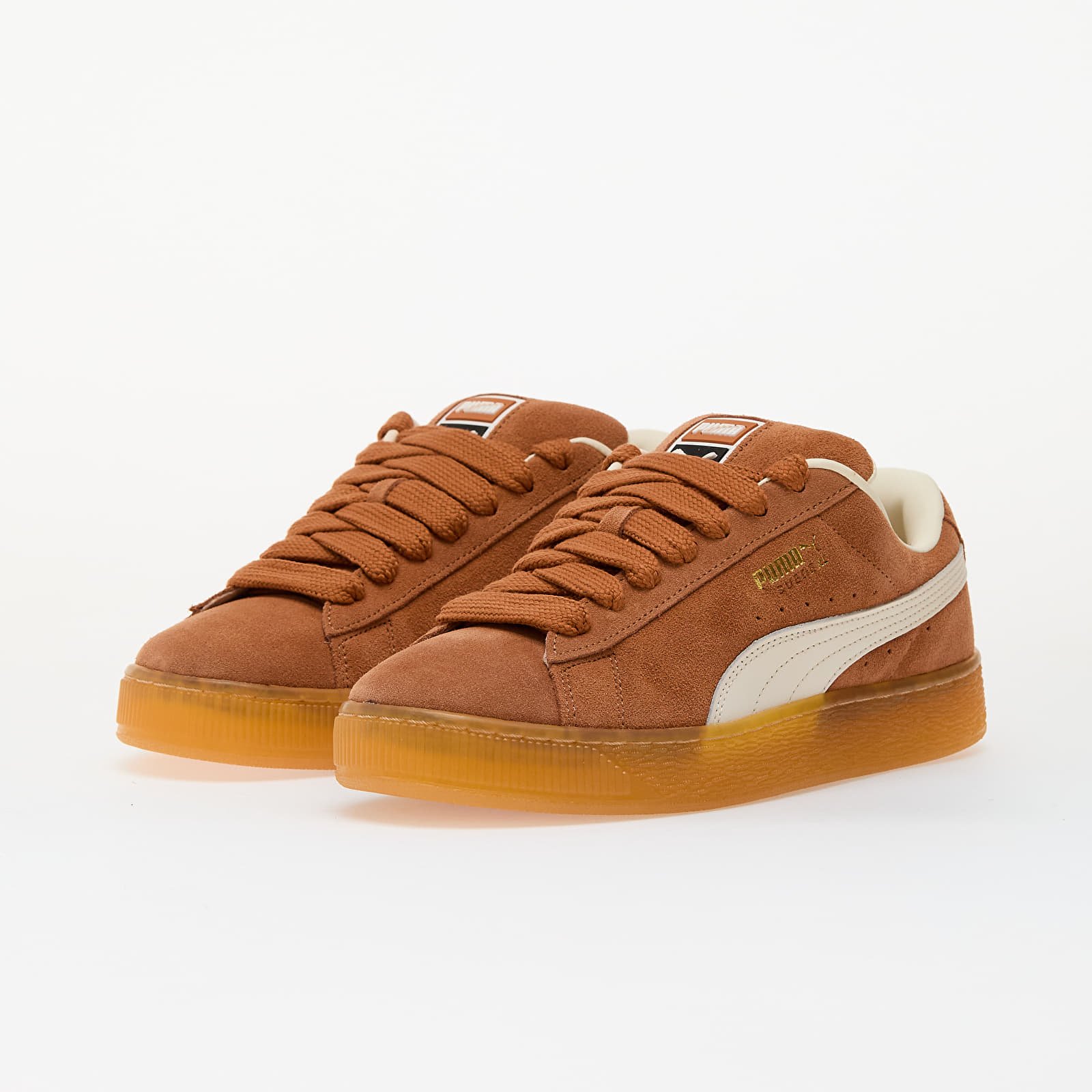 Men's shoes Puma Suede XL Brandy-Warm White