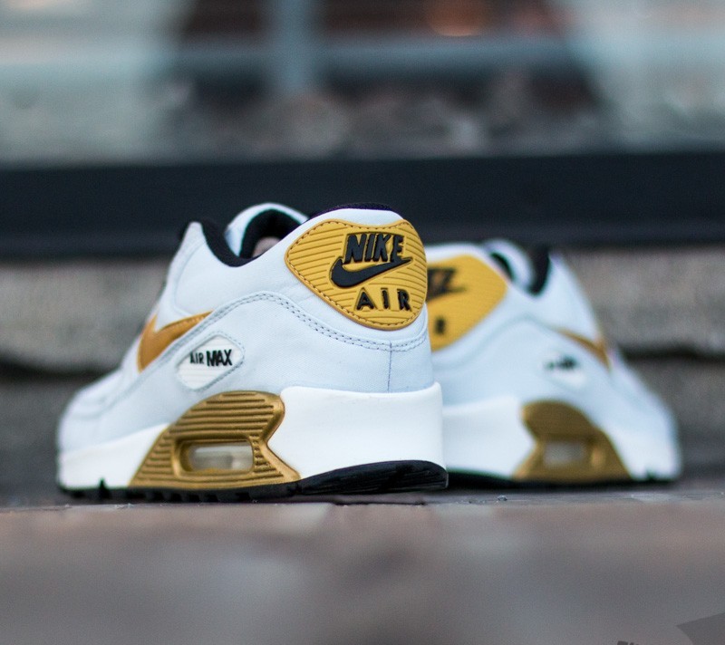 Scarpe donna Nike Air Max 90 Premium QS (GS) Pure Platinum
