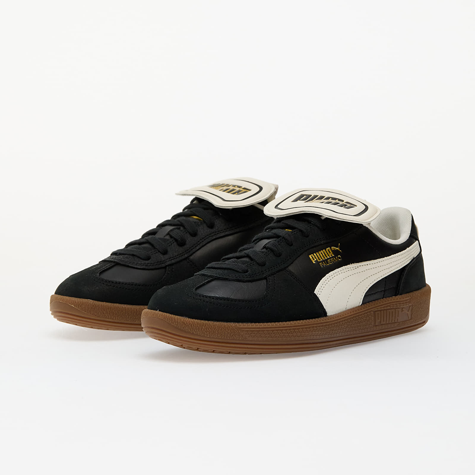Pánské tenisky a boty Puma Palermo Premium Puma Black-Warm White
