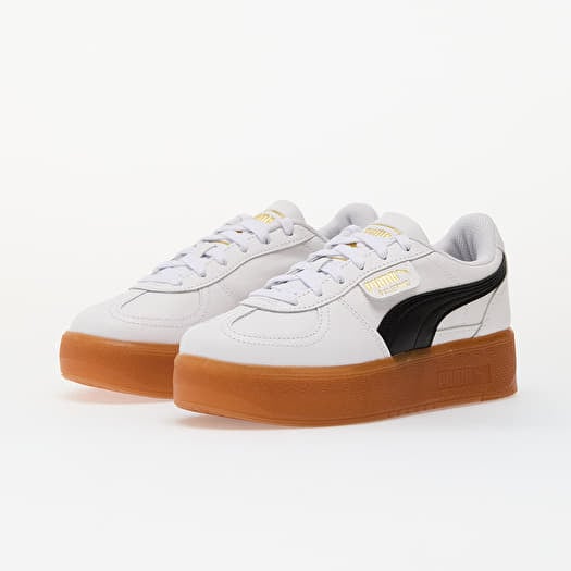 【PUMA】★大人気★Palermo Elevata Wns Warm White Women's shoes Puma Palermo Elevata Lth Wns Puma White-Gum