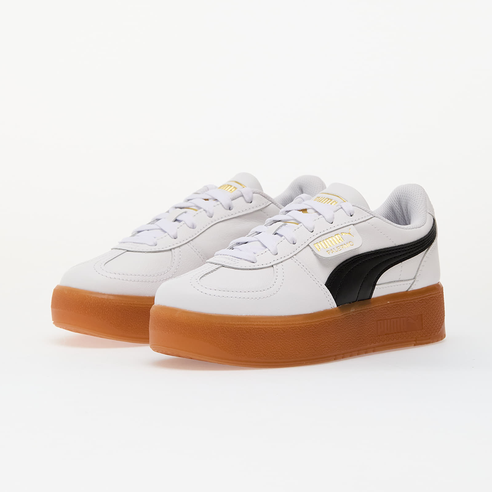Frauen Puma Palermo Elevata Lth Wns Puma White-Gum