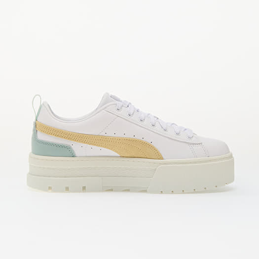 Damen Sneaker und Schuhe Puma Mayze Lth Wn s Puma White-Modern