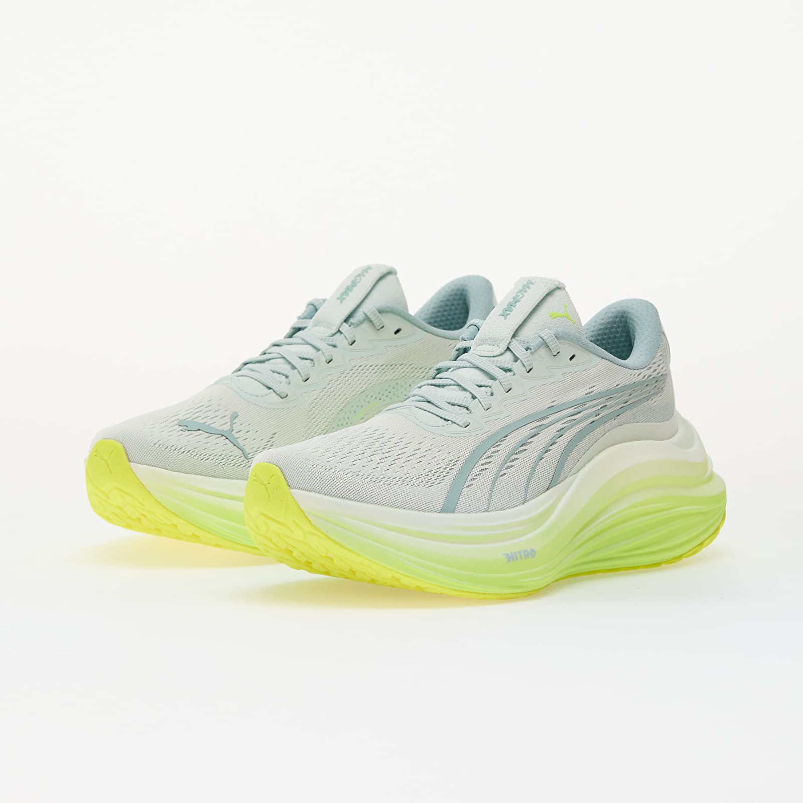 Dámské tenisky a boty Puma MagMax NITRO Wns Peaceful Blue-Yellow Alert