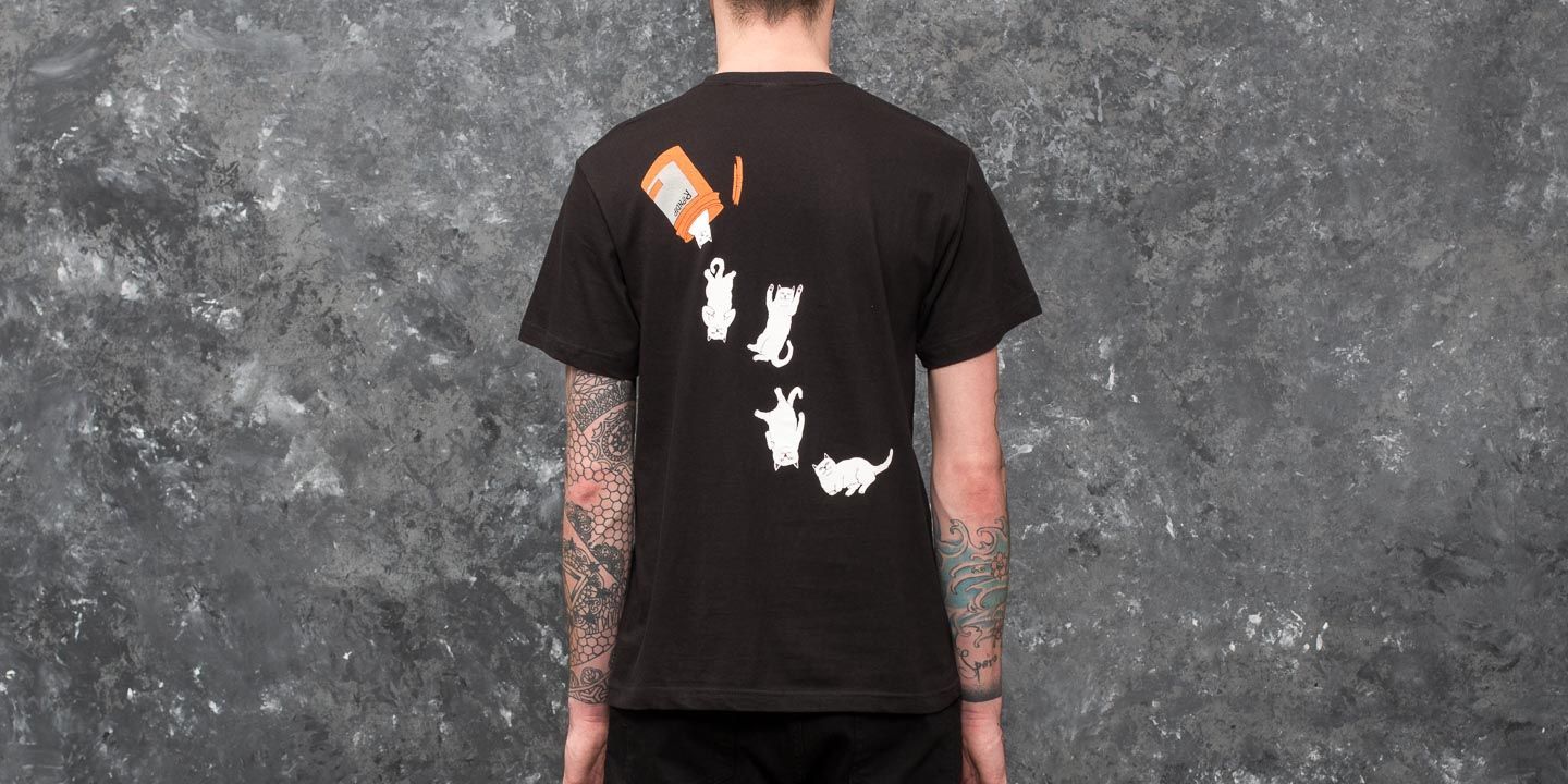 T-shirts RIPNDIP Nermal Pills Tee Black
