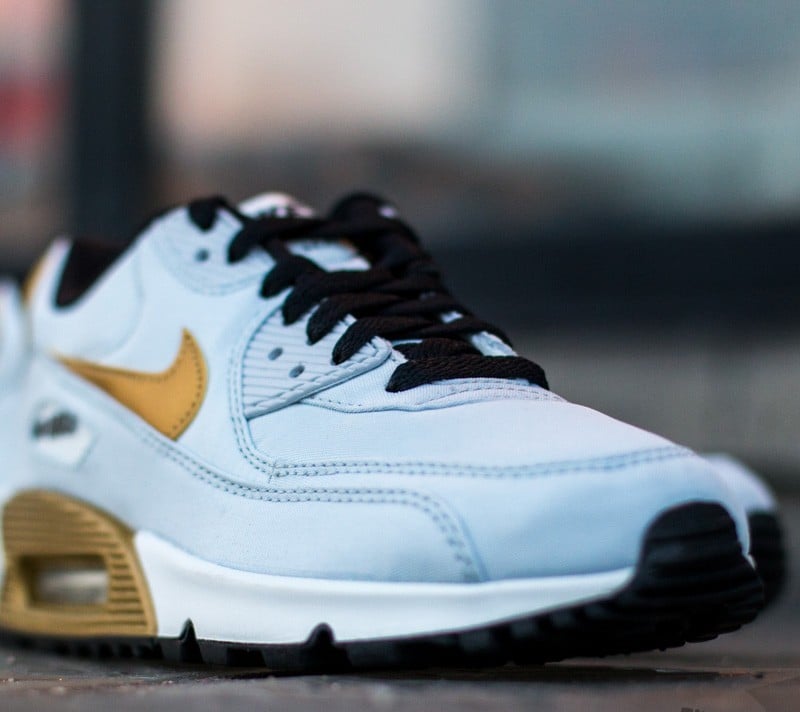 Scarpe donna Nike Air Max 90 Premium QS (GS) Pure Platinum