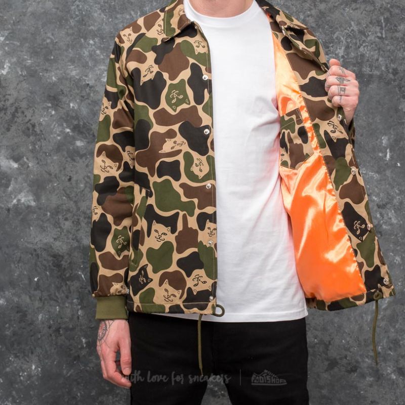 RIP&REPAIR 迷彩ジャケット GUARD ON DUTY RIPNDIP Praying Hands Twill Jacket Camo | Footshop