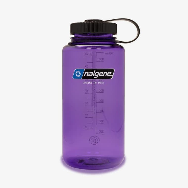 Бутилки за пиене Nalgene Wide-Mouth 1000 ml Purple