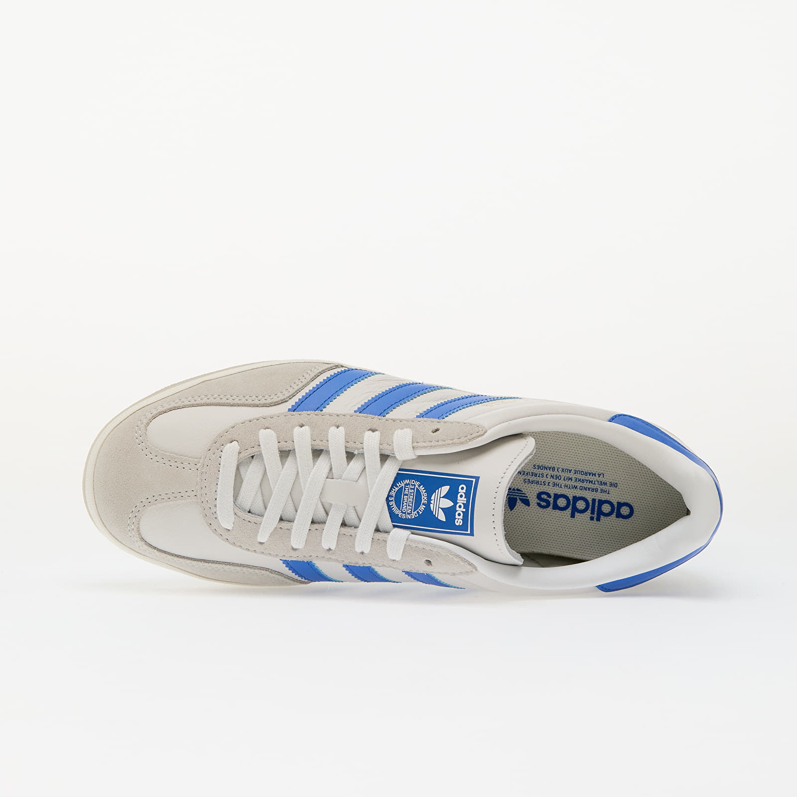 Men's shoes adidas Gazelle Indoor Crystal White/ Blue/ Grey One