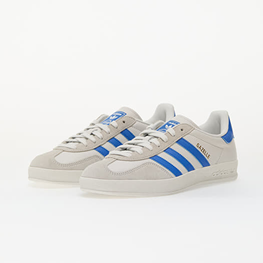 adidas Gazelle Indoor Crystal White/ Blue/ Grey One | Footshop