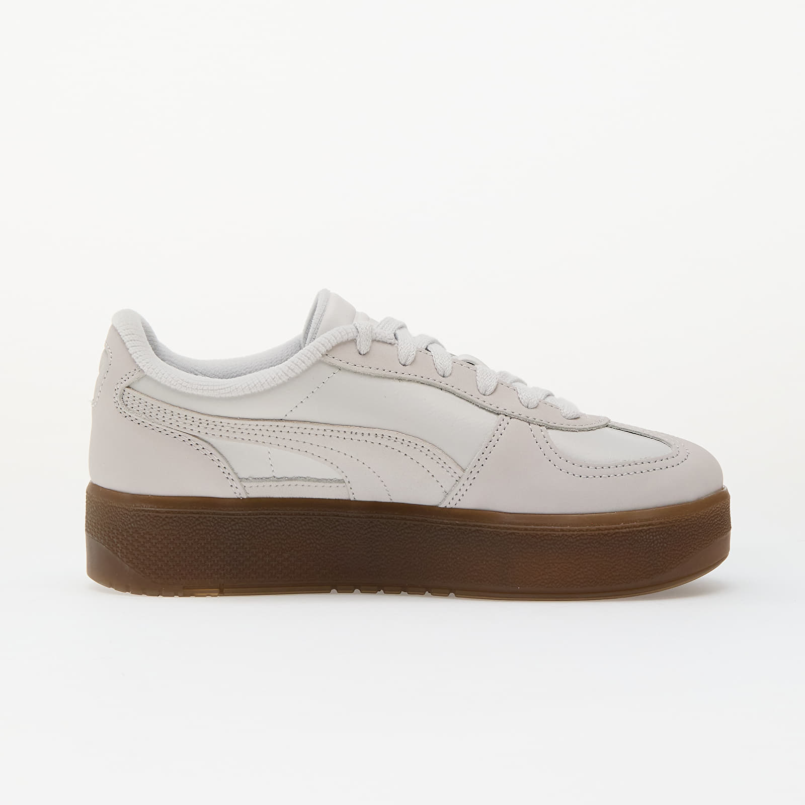 Women's shoes Puma Palermo Elevata PRM Wns Feather Gray-Haute Coffee