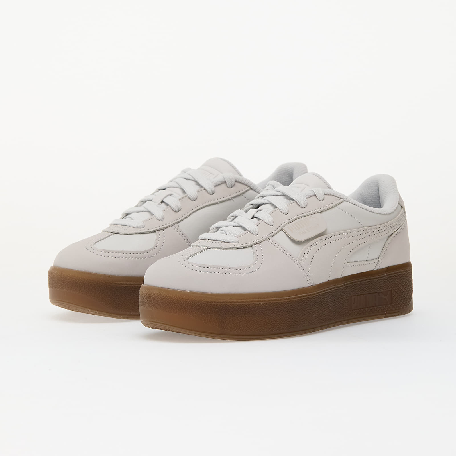 Women's shoes Puma Palermo Elevata PRM Wns Feather Gray-Haute Coffee
