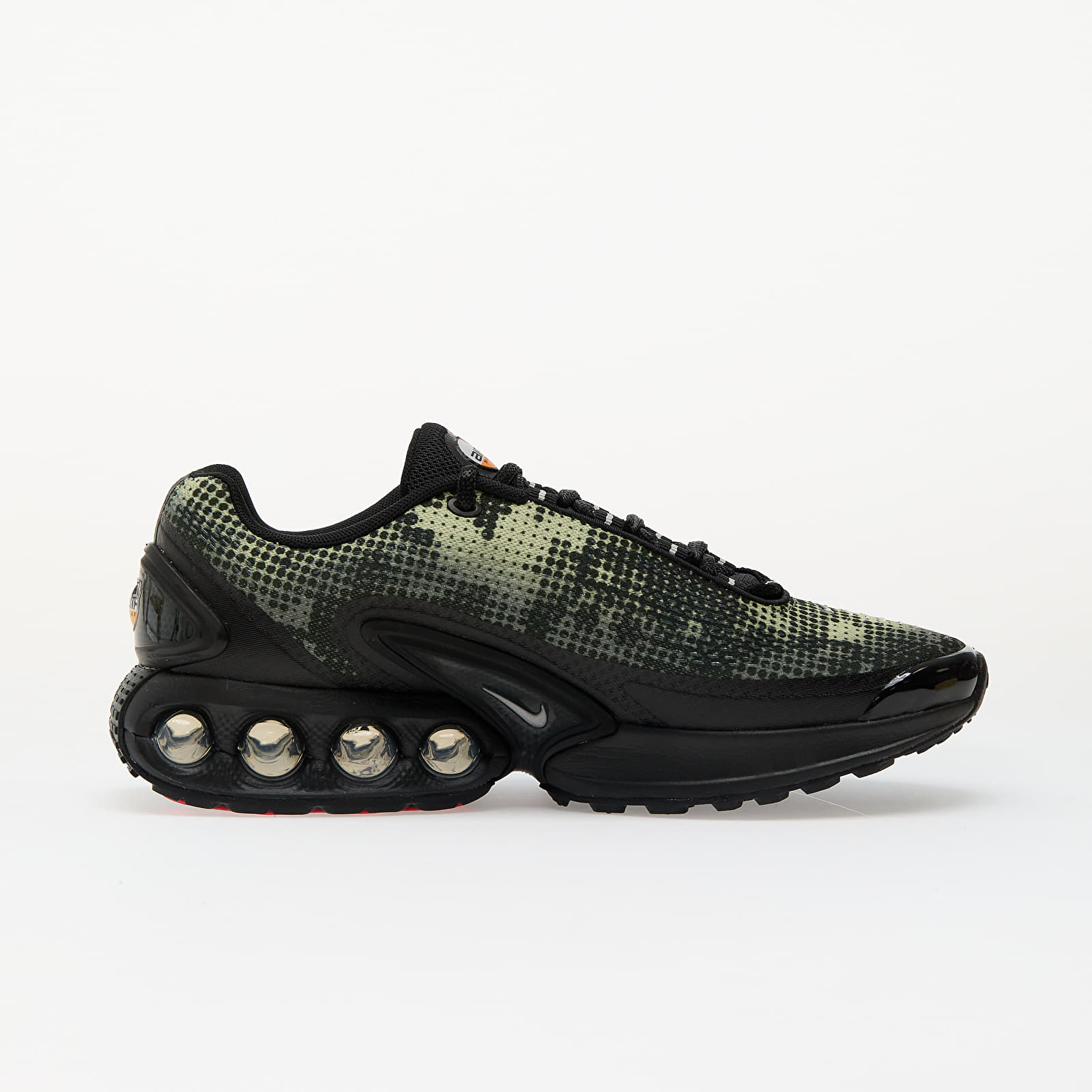 Pánské tenisky a boty Nike Air Max Dn Black/ Mtlc Silver-Olive Aura-Med Olive-Sequoia-Vivid Orange