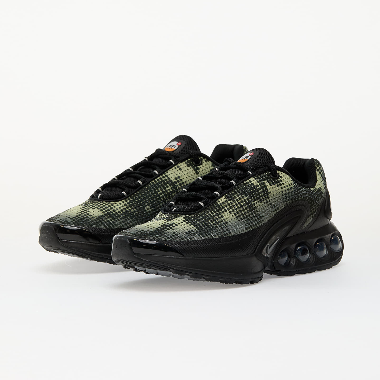 Pánské tenisky a boty Nike Air Max Dn Black/ Mtlc Silver-Olive Aura-Med Olive-Sequoia-Vivid Orange