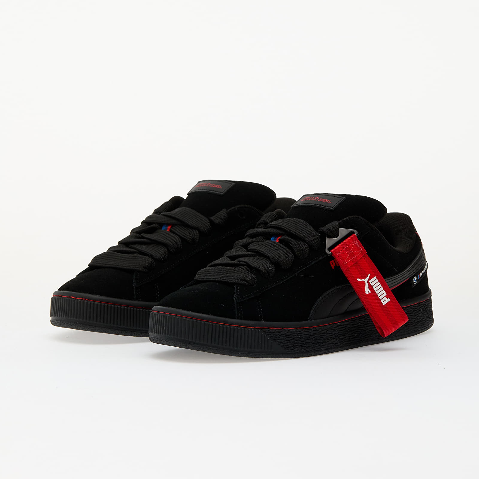 Pánské tenisky a boty Puma x BMW M Motorsport Suede XL Puma Black-Pop Red