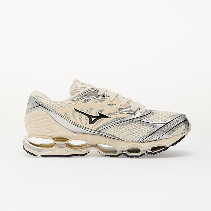 Mizuno Wave Prophecy Ls Pristine/ Black/ Silver | Footshop