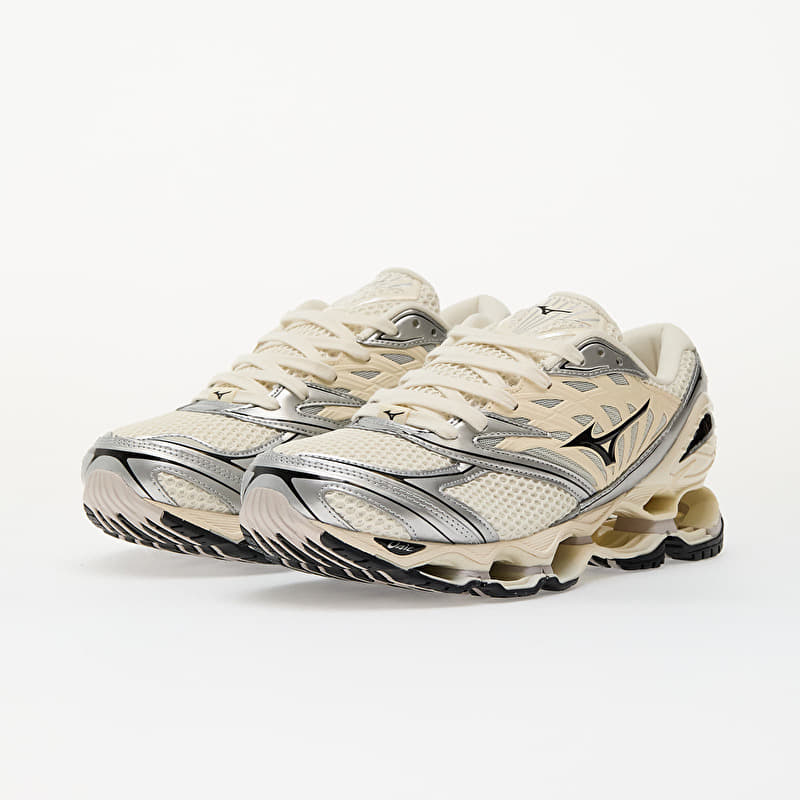 Mizuno Wave Prophecy Ls Pristine/ Black/ Silver | Footshop