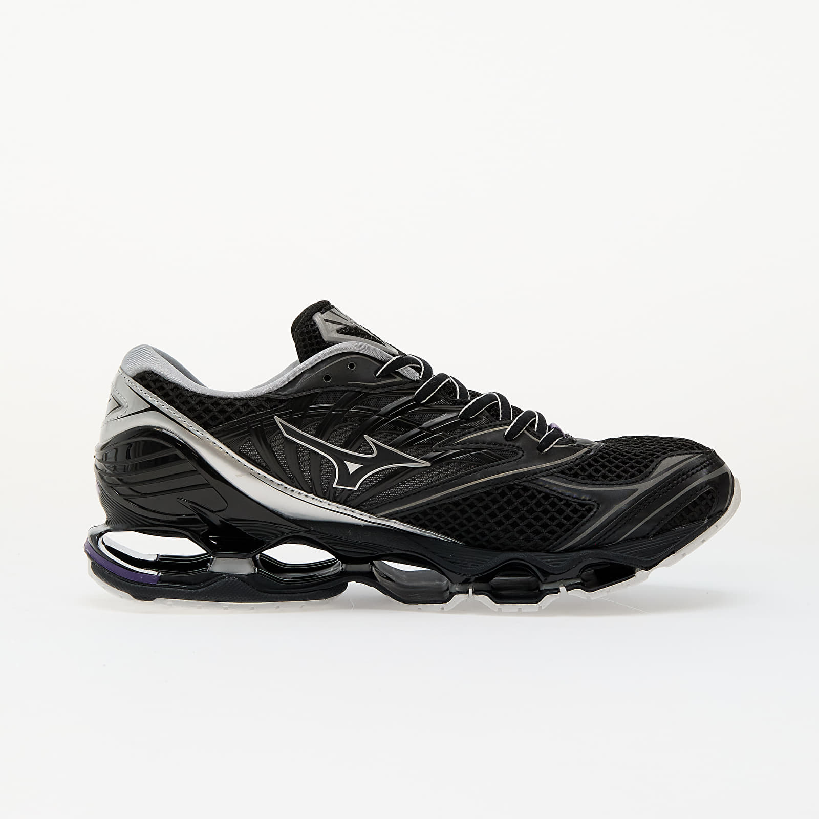 Zapatillas Hombre Mizuno Wave Prophecy Ls Black/ Silver/ Purple Haze
