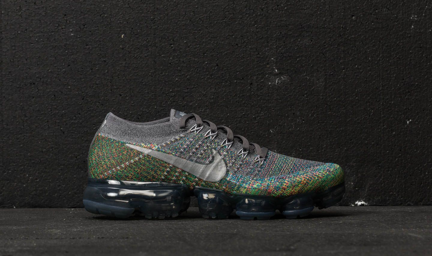 Herren Sneaker und Schuhe Nike Air Vapormax Flyknit Dark Grey/ Relect Silver