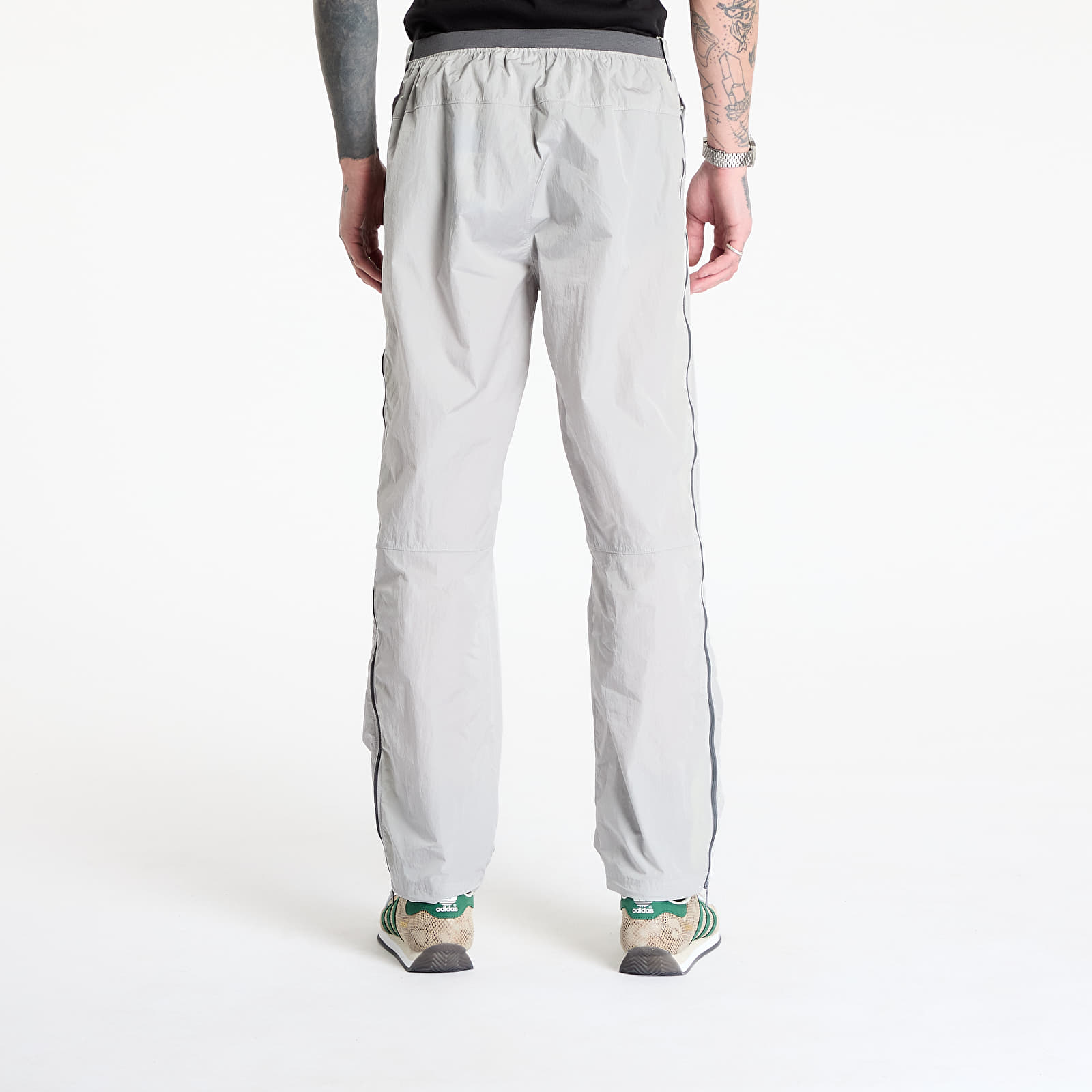 Férfi nadrágok adidas Fashion Side Mesh Zip Pants Grey/ Grey Two