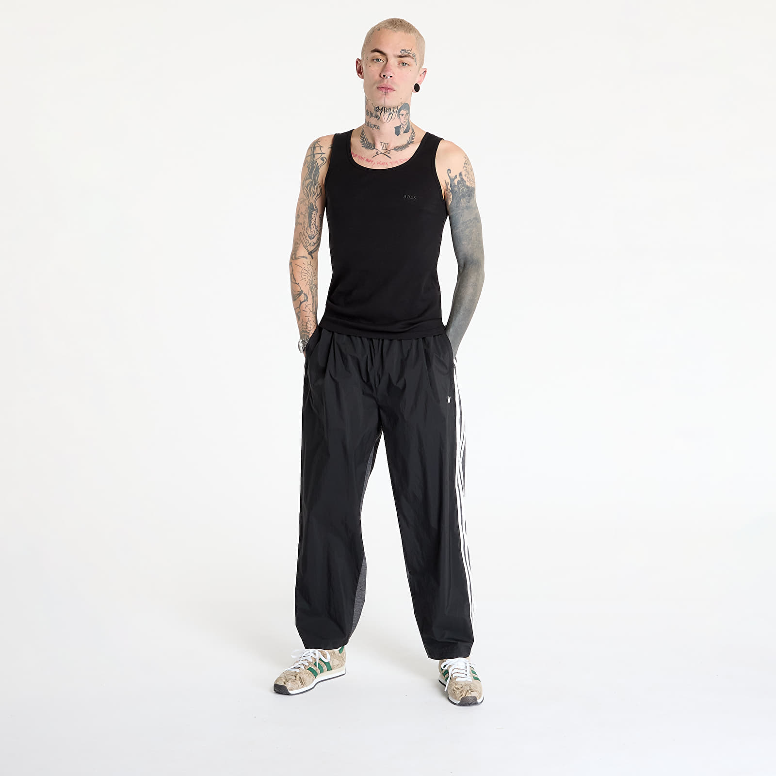 Moške hlače adidas R3Cd Track Pants Black/ Black