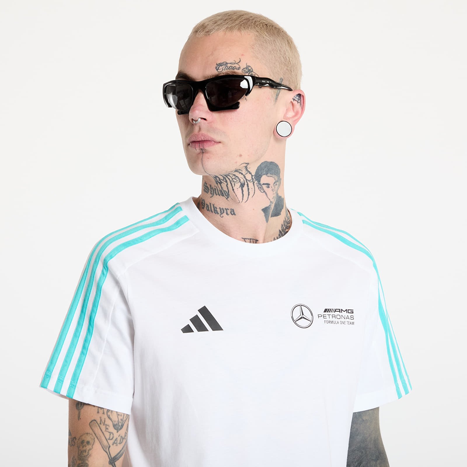 Men's T-shirts adidas x Mercedes Amg Petronas Formula One Team Dna Tee Men White/ White/ Black