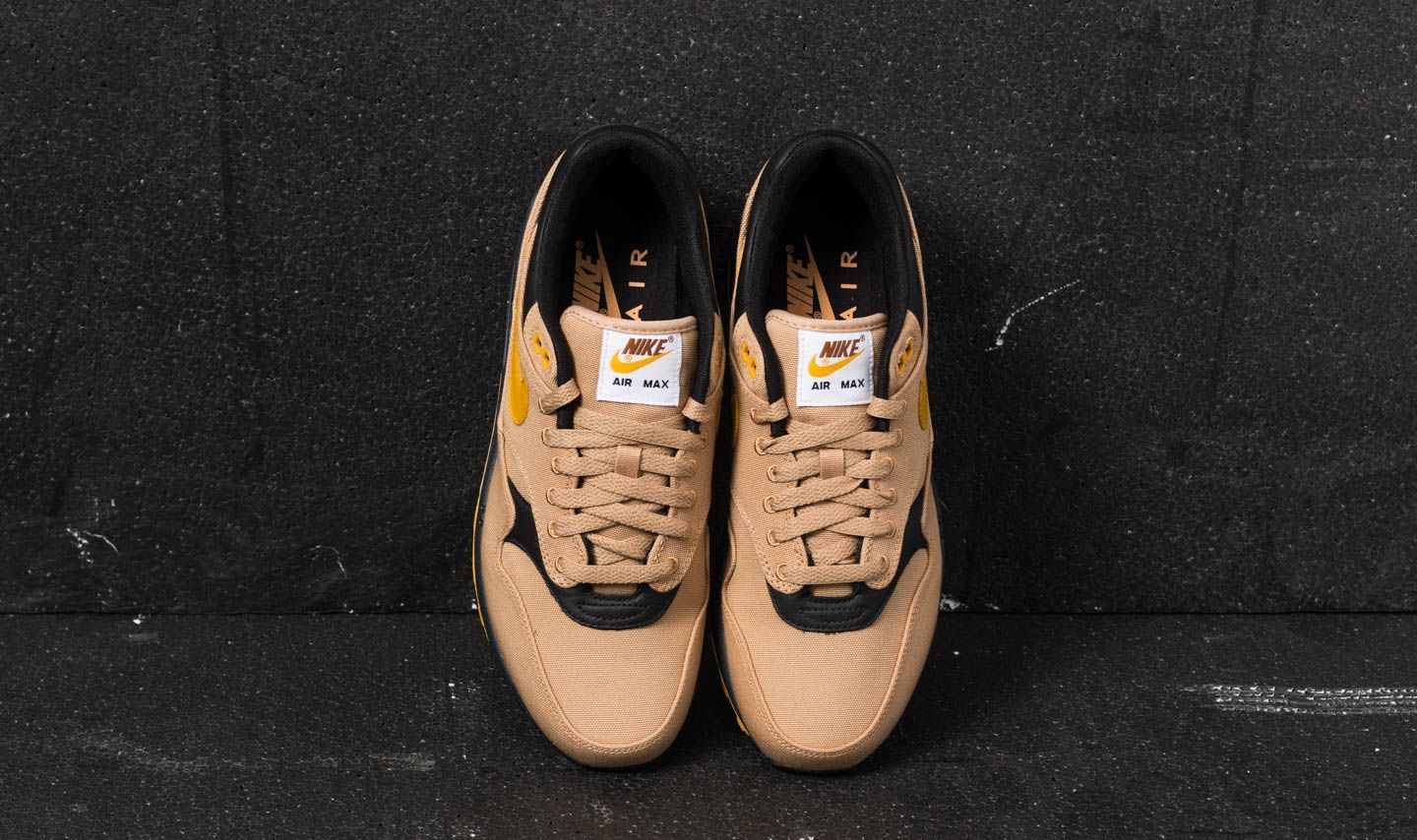 Nike air max 1 premium clearance shoes – elemental gold/mineral yellow/black