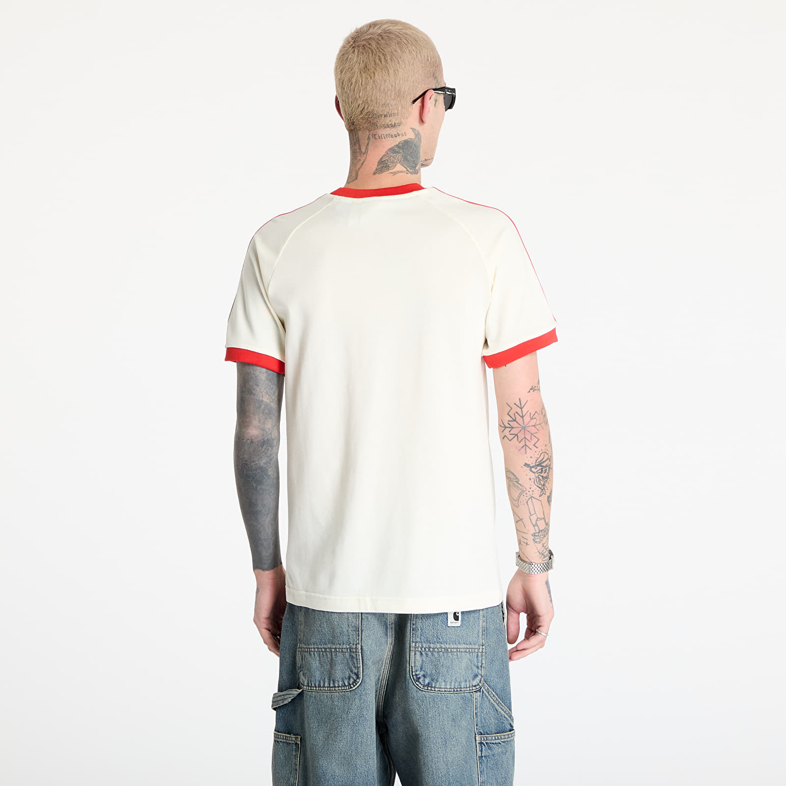 Pólók adidas Cr Flamengo Tee White/ Off White