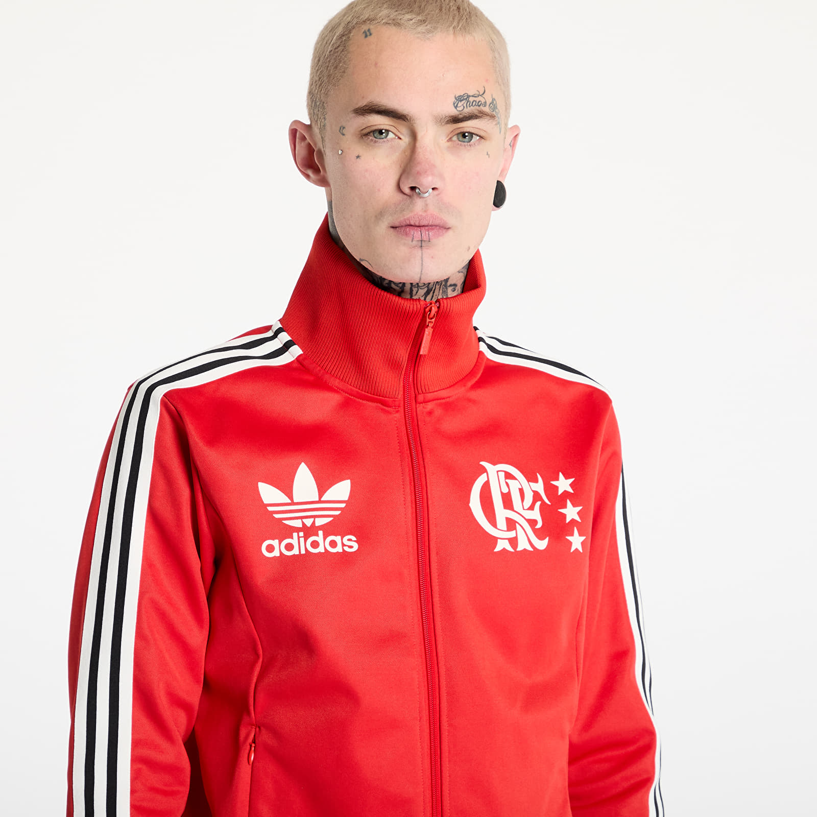 Hoodies and sweatshirts  adidas Cr Flamengo Track Top Red/ Lush Red